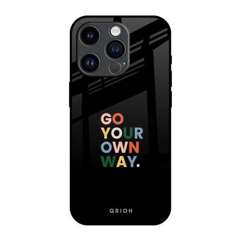 Go Your Own Way Glossy Case for iPhone 14 Pro