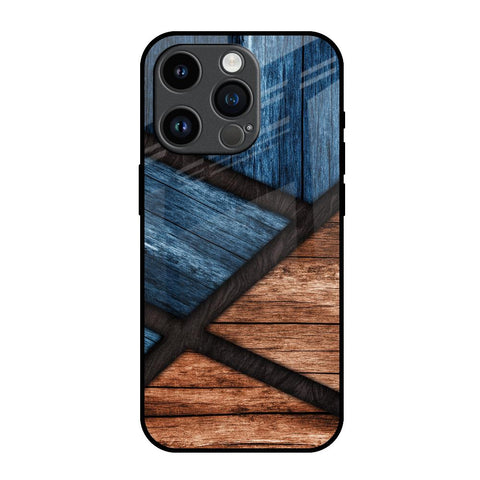 Wooden Tiles Glossy Case for iPhone 14 Pro