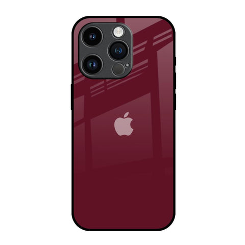 Classic Burgundy Glossy Case for iPhone 14 Pro
