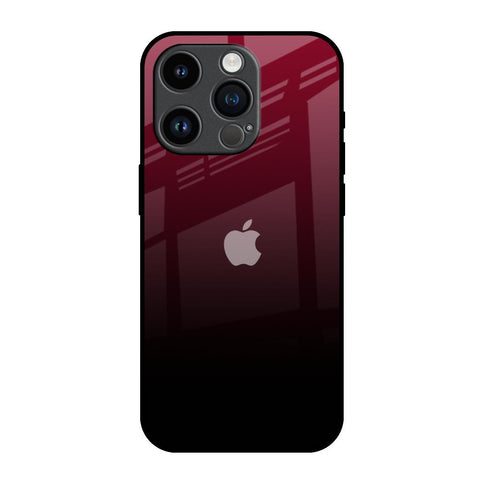 Wine Red Glossy Case For iPhone 14 Pro