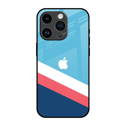 Pink & White Stripes Glossy Case For iPhone 14 Pro