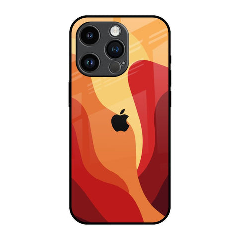 Magma Color Pattern Glossy Case for iPhone 14 Pro