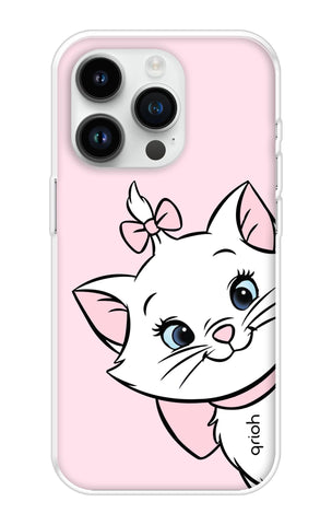 Cute Kitty Soft Cover For iPhone 14 Pro