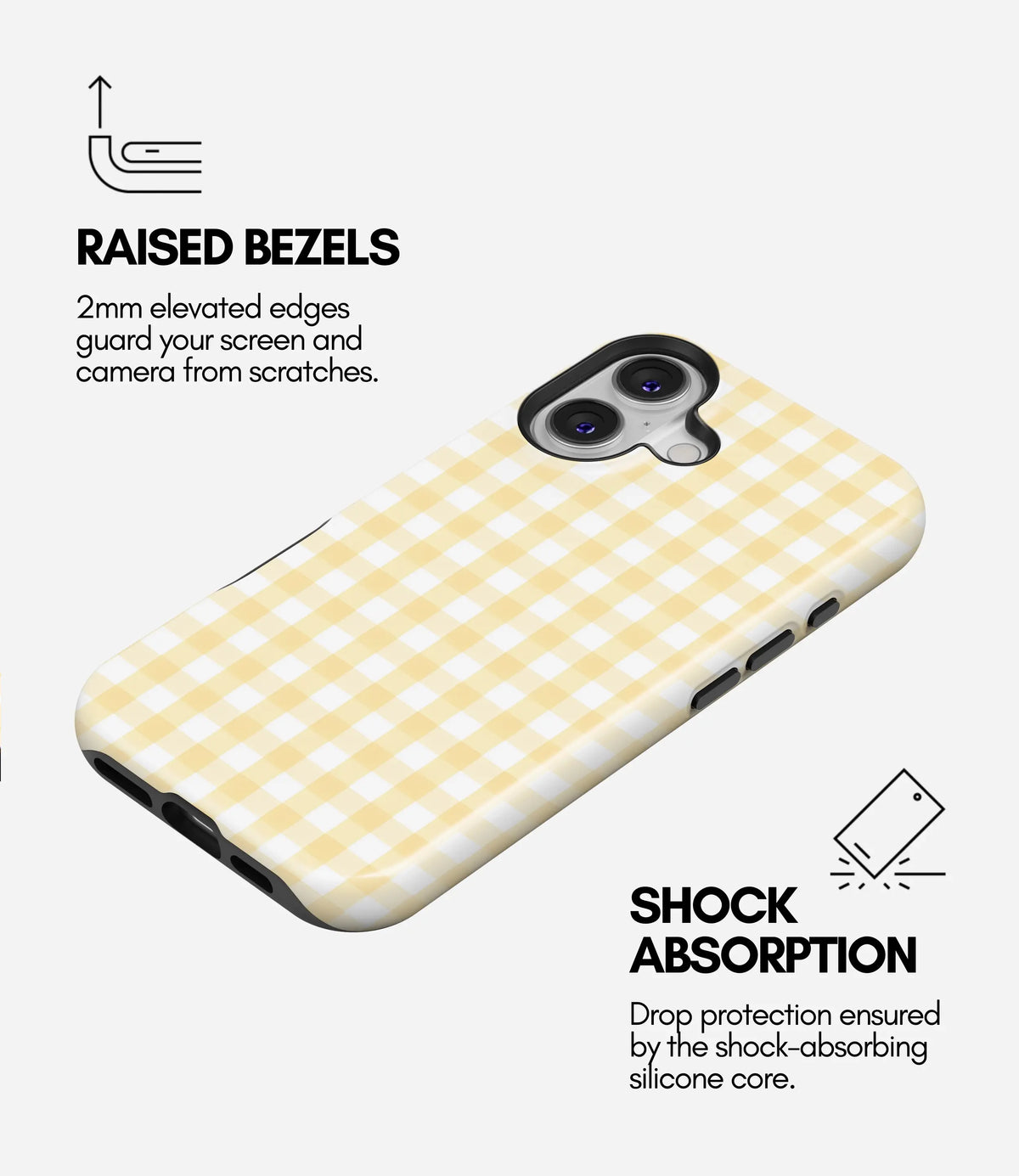 Lemon Picnic Premium Tough Shining Phone Case (Double Layer) Available For All iPhone Models