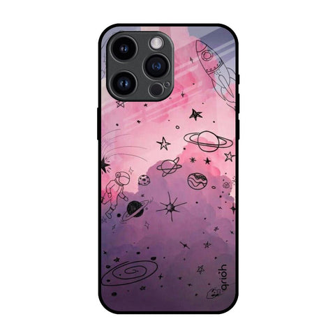 Space Doodles Glossy Case for iPhone 14 Pro Max