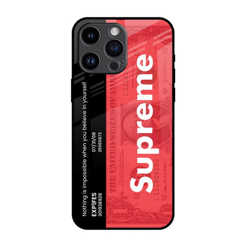 Supreme Ticket Glossy Case for iPhone 14 Pro Max
