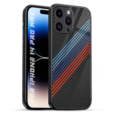 Carbon Inspired Glossy Case for iPhone 14 Pro Max