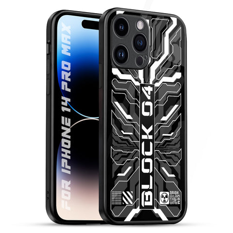 Monochrome Magic Glossy Case for iPhone 14 Pro Max
