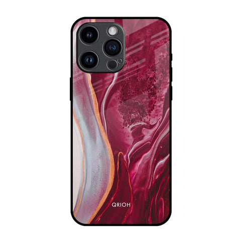 Crimson Ruby Glossy Case for iPhone 14 Pro Max