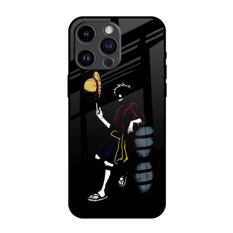 Luffy Line Art Glossy Case for iPhone 14 Pro Max