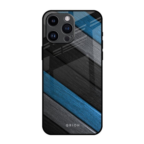 Multicolor Wooden Effect Glossy Case for iPhone 14 Pro Max