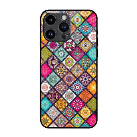 Multicolor Mandala Glossy Case for iPhone 14 Pro Max