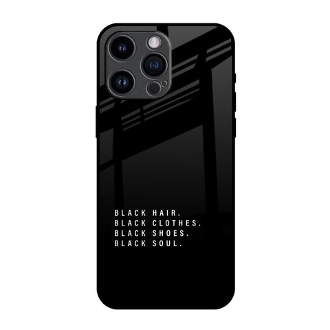 Black Soul Glossy Case for iPhone 14 Pro Max