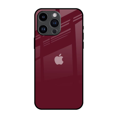Classic Burgundy Glossy Case for iPhone 14 Pro Max
