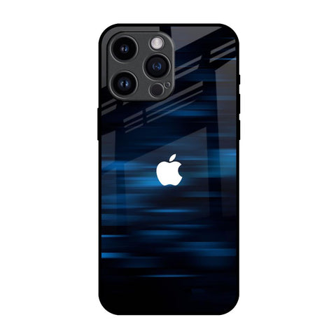 Blue Rough Abstract Glossy Case for iPhone 14 Pro Max