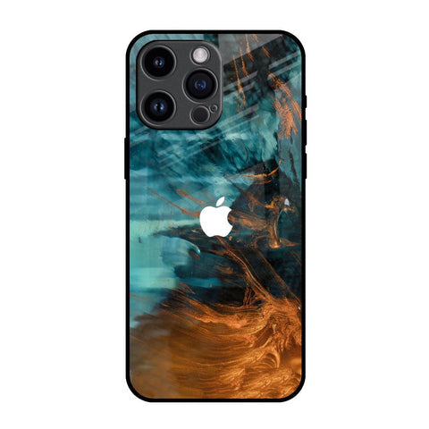 Golden Splash Glossy Case for iPhone 14 Pro Max