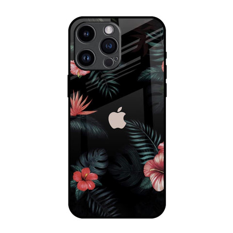 Tropical Art Flower Glossy Case for iPhone 14 Pro Max