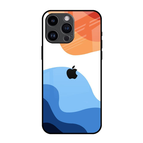 Wavy Color Pattern Glossy Case for iPhone 14 Pro Max