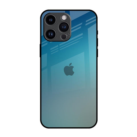 Sea Theme Gradient Glossy Case for iPhone 14 Pro Max