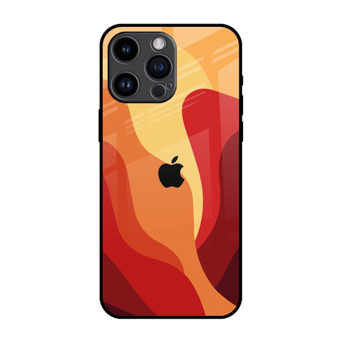 Magma Color Pattern Glossy Case for iPhone 14 Pro Max