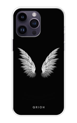 White Angel Wings Soft Cover for iPhone 14 Pro Max