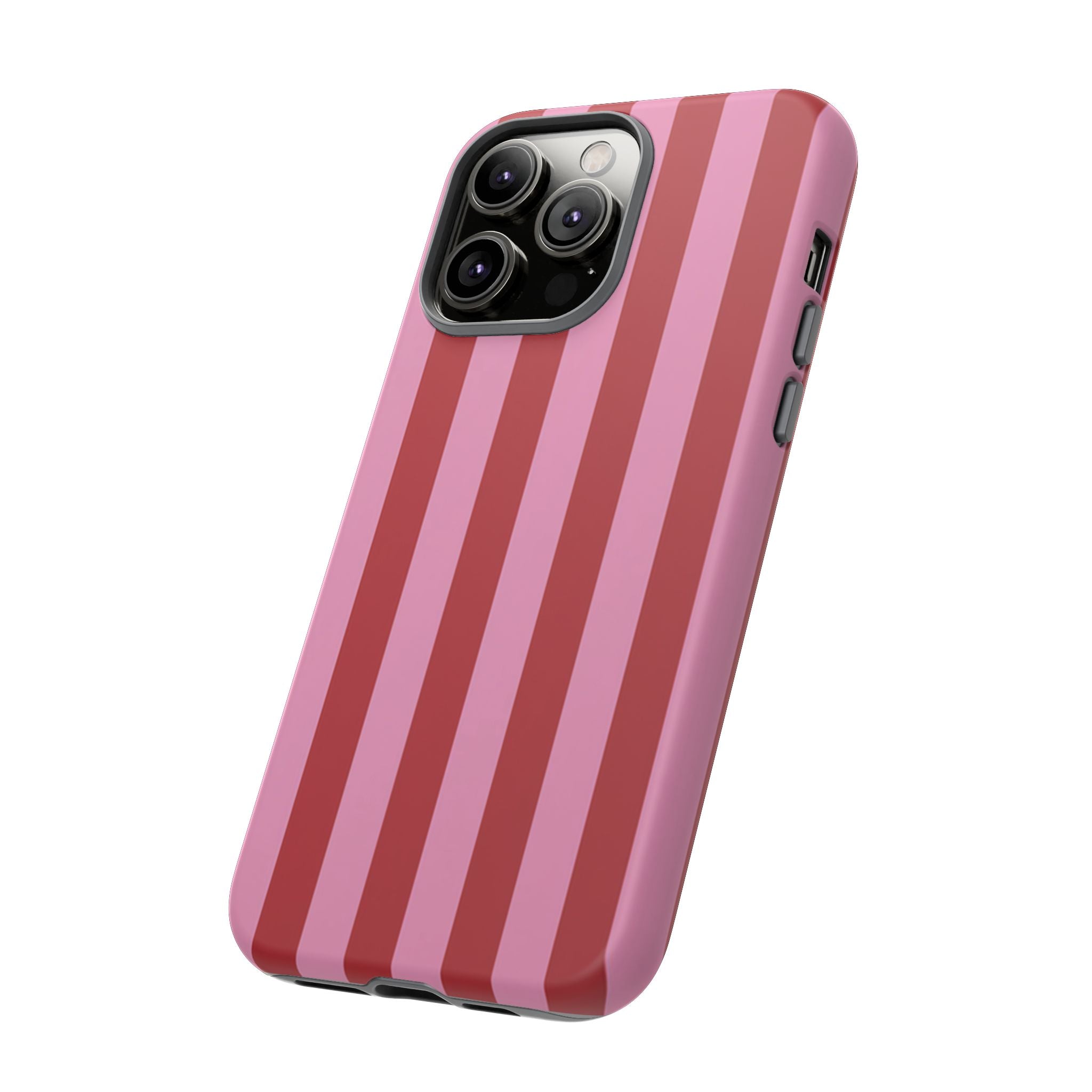 Pink Stripes Tough Case  Available For All iPhone Models