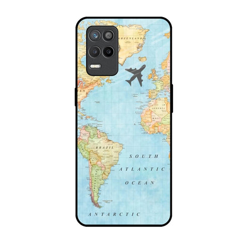 Travel Map Glossy Case for Realme 9 5G