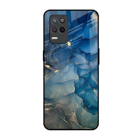 Blue Cool Marble Glossy Case for Realme 9 5G