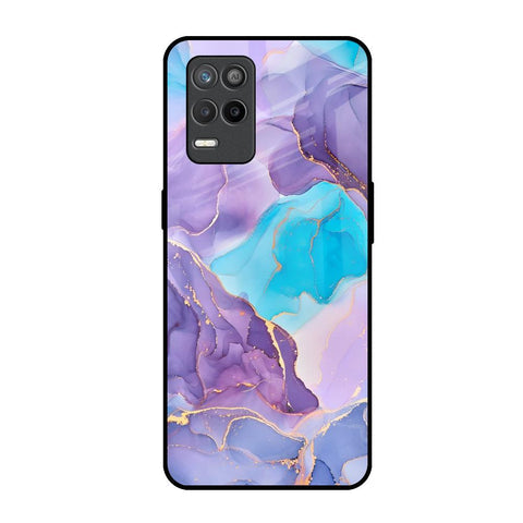 Alcohol ink Marble Glossy Case for Realme 9 5G