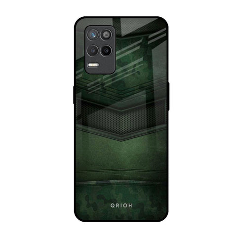 Green Leather Glossy Case for Realme 9 5G