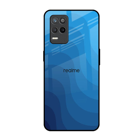 Blue Wave Abstract Glossy Case for Realme 9 5G