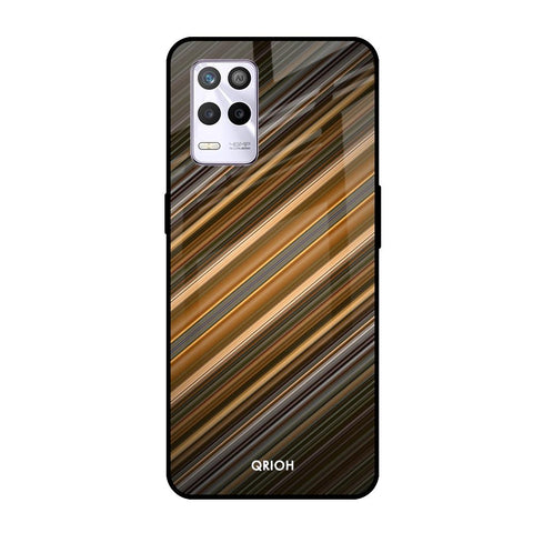 Diagonal Slash Pattern Glossy Case for Realme 9 5G