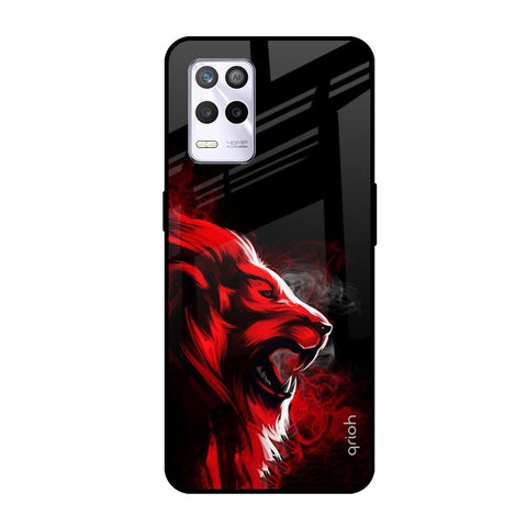 Red Angry Lion Glossy Case for Realme 9 5G