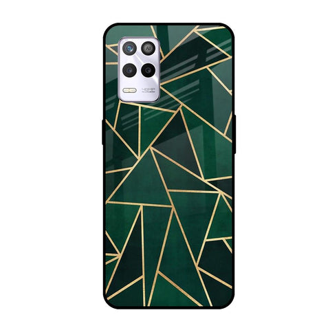 Abstract Green Glossy Case For Realme 9 5G