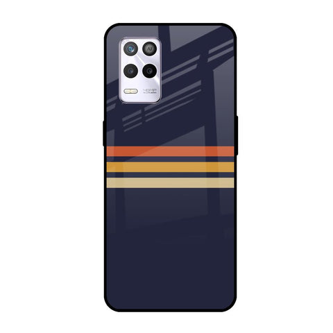 Tricolor Stripes Glossy Case For Realme 9 5G