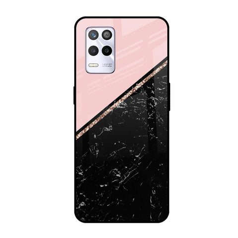 Marble Texture Pink Glossy Case For Realme 9 5G