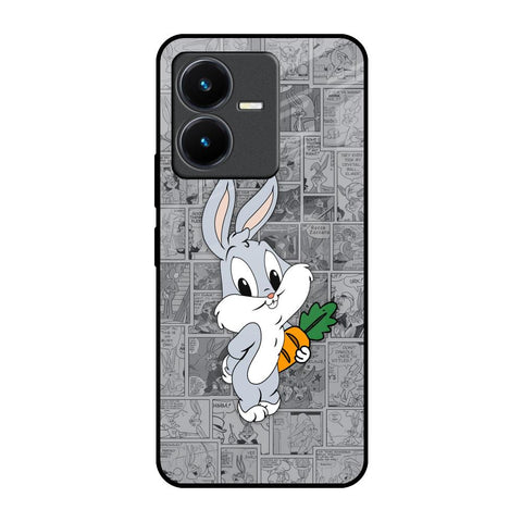 Cute Baby Bunny Glossy Case for Vivo Y22