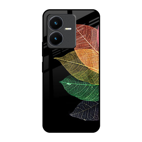 Colorful Leaves Glossy Case for Vivo Y22