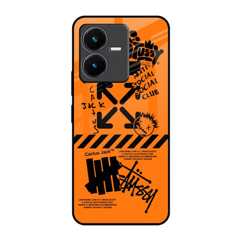 Anti Social Club Glossy Case for Vivo Y22