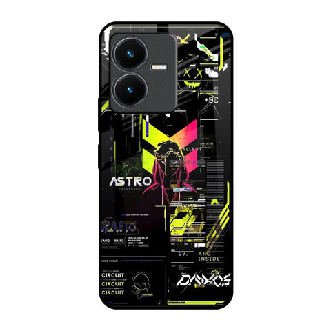Astro Glitch Glossy Case for Vivo Y22