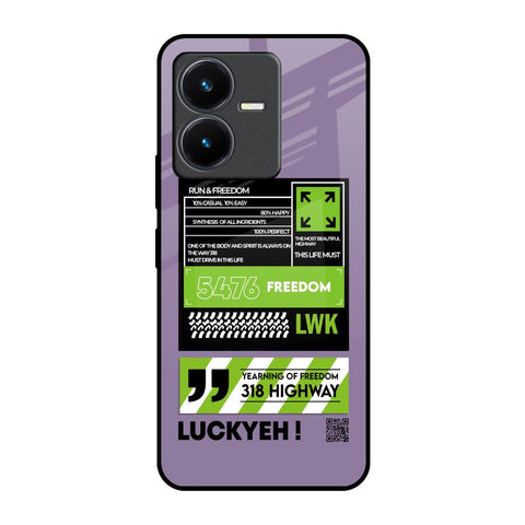 Run & Freedom Glossy Case for Vivo Y22