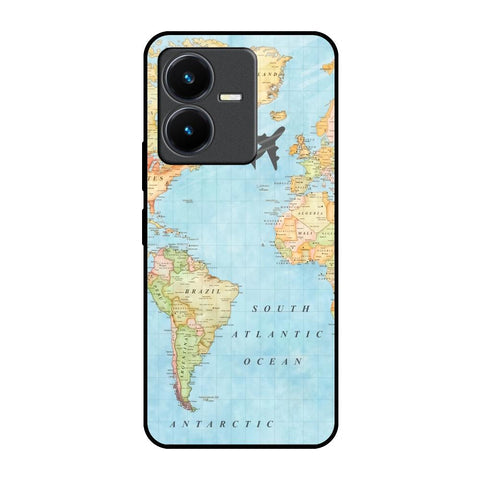 Travel Map Glossy Case for Vivo Y22