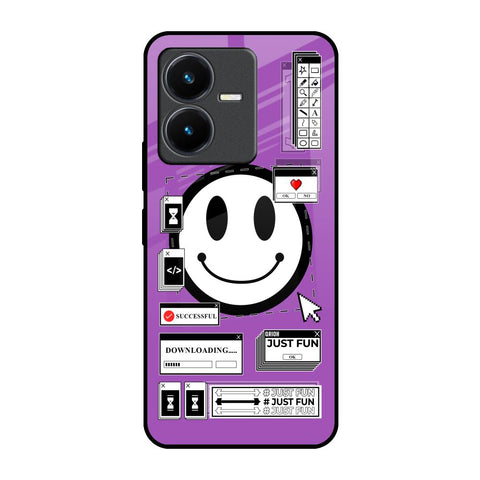 Code with Smile Glossy Case for Vivo Y22