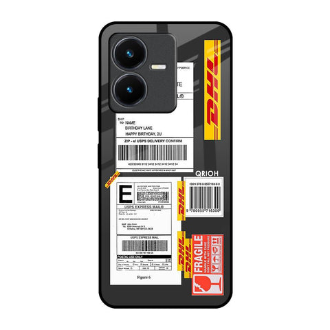 Cool Barcode Label Glossy Case For Vivo Y22
