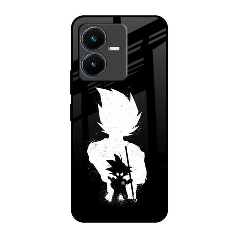 Monochrome Goku Glossy Case for Vivo Y22