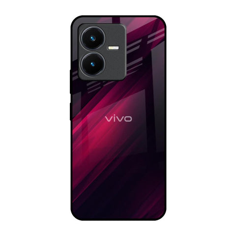 Razor Black Glossy Case for Vivo Y22