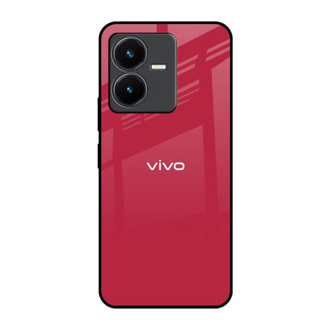 Solo Maroon Glossy case for Vivo Y22