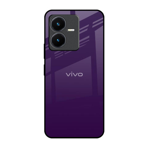 Dark Purple Glossy Case for Vivo Y22