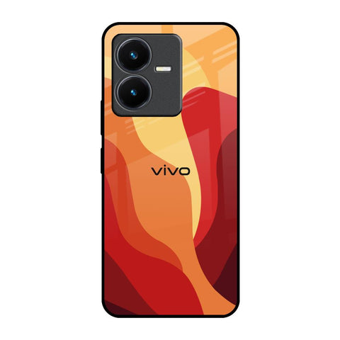 Magma Color Pattern Glossy Case for Vivo Y22