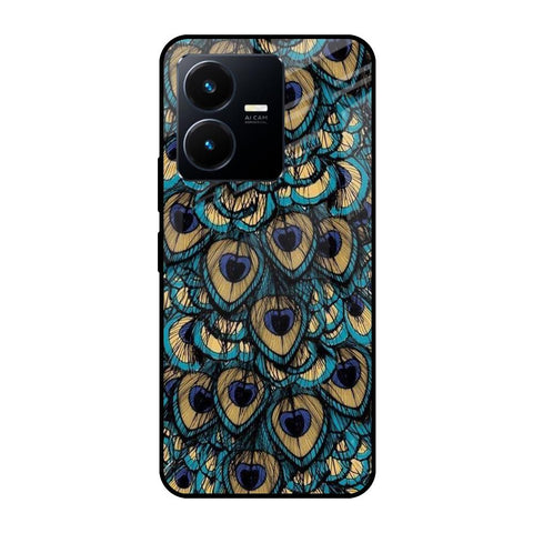 Peacock Feathers Glossy case for Vivo Y22